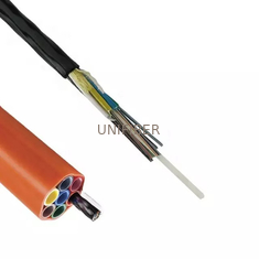 Outdoor Duct Air Blown Fiber Cable 12 - 144 Core HDPE Microduct Fiber Cable