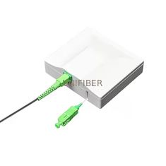 1 Port Wall Outlet Fiber Faceplate With G657B3 Invisible Cable 10/20 meters SC/APC