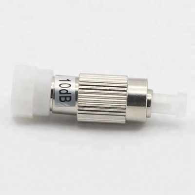 FC UPC Male To Female Optical Fiber Attenuator 10dB Single Mode