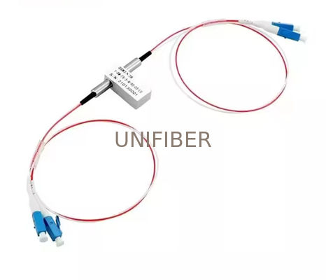 1x2 2x2 Bypass Commutateur optique mécanique sans verrouillage 1310/1550nm 5V LC/UPC