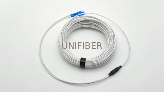 FTTH SM G657A2 SC/APC-SC/APC 2 câble à fibre de base avec patch blanc 30M
